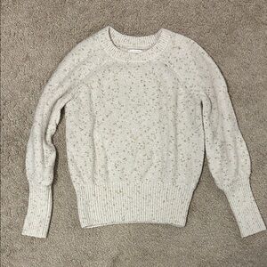 LC Lauren Conrad Speckled Cream Sweater